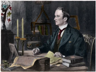 Porträt von George Curzon, 1. Marquess Curzon of Kedleston (1859-1925), Vizekönig von Indien, 1898